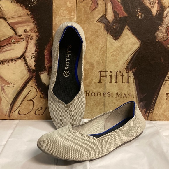 Rothy’s Flax Eyebird Flats Retired - Picture 1 of 14